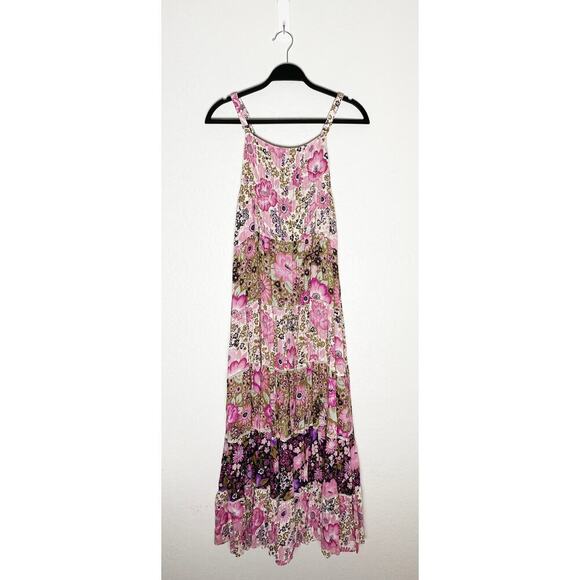 Spell & The Gypsy Collective Women's Desert Daisy Maxi Tiered Dress Lilac Floral - Picture 5 of 12
